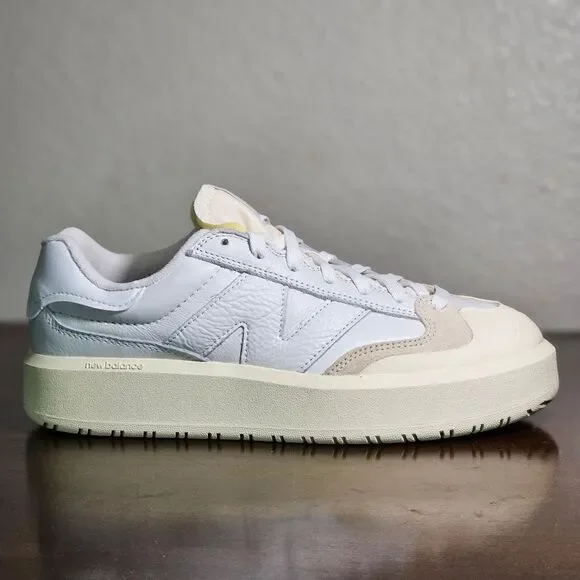 New Balance CT302 White Sea Salt Tan Men\'s 10 Shoes Leather Suede CT302OB 550 New Balance Men main image 4